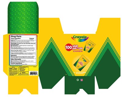 outer package label - 100x06HndSntzrPck