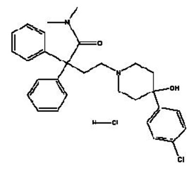 Structural Formula For Loperaminde Hydrochloride (Image 1)