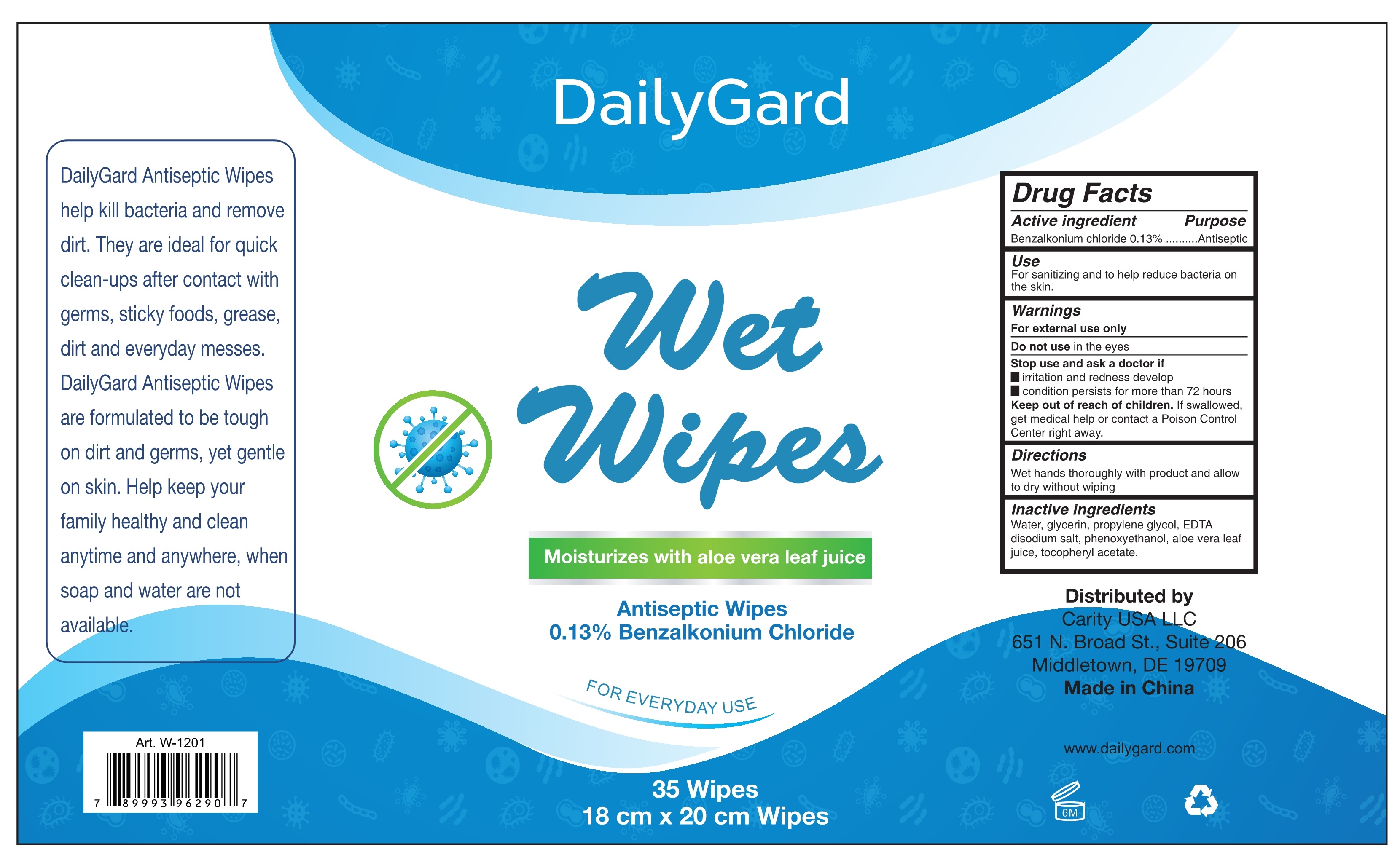 NDC 77765-015 Wet Wipes Images - Packaging, Labeling & Appearance