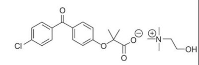 111 - fenofibric acid structure