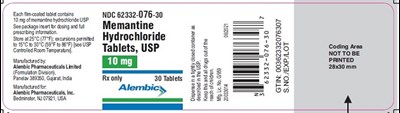 Memantine 10 mg
