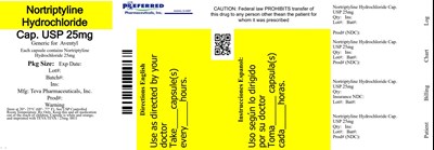 Nortriptyline Hydrochloride Cap Usp 25mg (Image 3)