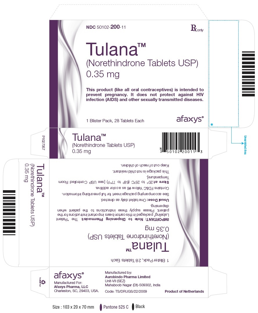 NDC 50102200 Tulana Norethindrone