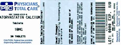 10mg Bottle Label (6319)