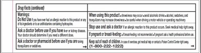 cetirizinelabel-10mg-500count-df2.jpg drugfact2 - cetirizinelabel 10mg 500count df2