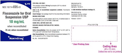 fluconazole-fig1.jpg PACKAGE LABEL-PRINCIPAL DISPLAY PANEL - 10 mg/mL (35 mL Bottle) - fluconazole fig1