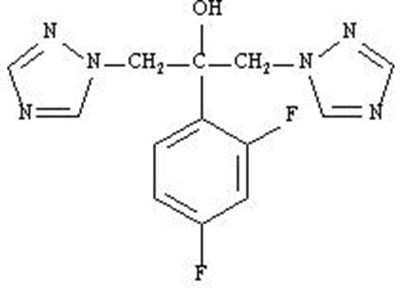 Chemical Structure - fluconazole str