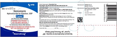vancomycin-fig1.jpg PACKAGE LABEL-PRINCIPAL DISPLAY PANEL - 5 grams per Pharmacy Bulk Package - Container Label - vancomycin fig1