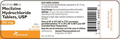 1 (Meclizine Hydrochloride Tablets Usp 4)