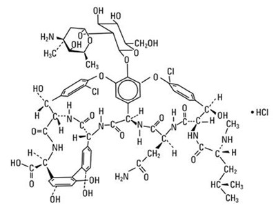 Chemical Structure - vancomycin 01