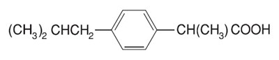 Ibuprofen Chemical Structure (B022458f 564e 4b5f 9541 80fadd61b733 01)