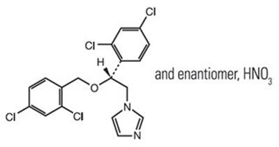 Miconazole Nitrate Structural Formula (Image 01)