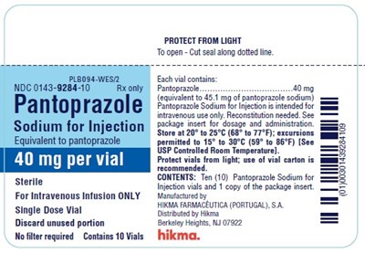 Plb094 (Pantoprazole Sodium For Injection 3)