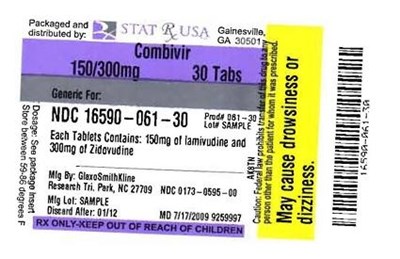 Label Image (Combivir150 300mg Label)