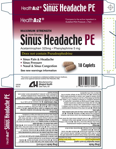 270   Health A2z Sinus Headache 1