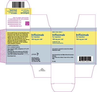 infliximab-05.jpg PRINCIPAL DISPLAY PANEL - 100 mg Vial Box - infliximab 05