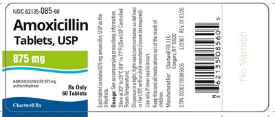 "image Description" (Amox Tabs 875mg 60s Bottle Label)