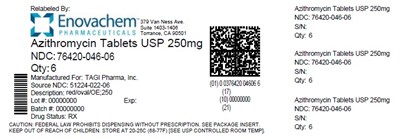 azithromycin-02.jpg PRINCIPAL DISPLAY PANEL - 250 mg Tablet - azithromycin 02