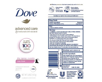 DoveClearFinishDrySprayAPDeoAE - DoveClearFinishDrySprayAPDeo