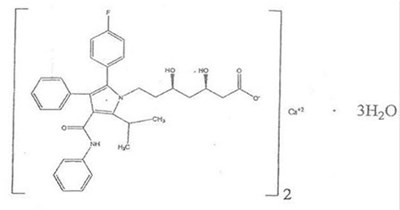 structure - atorvastatin structure