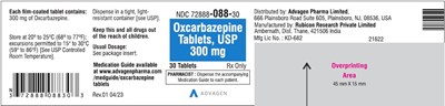 oxcarbazepine-tabs-usp-300mg-30s.jpg Oxcarbazepine Tablets, USP - 300mg - 30's Tablets - NDC 72888-088-30 - oxcarbazepine tabs usp 300mg 30s