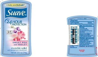 Suave Sweet Pea And Violet 2.6 Oz. Pdp (Suasweetpeaviolet2pt6pdp)