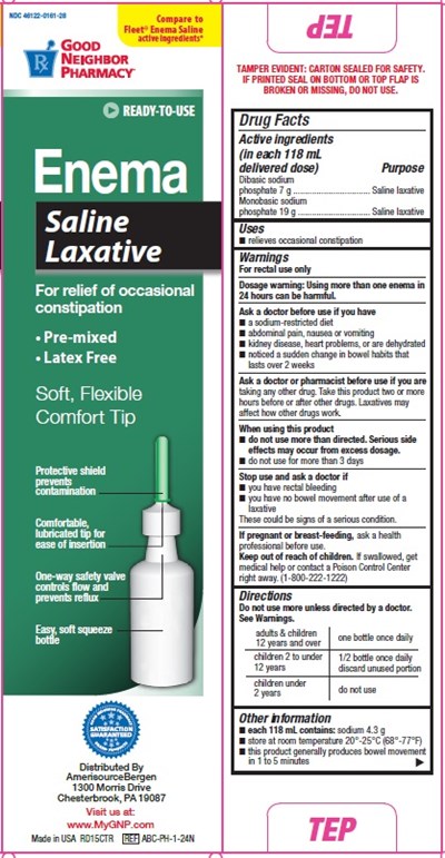 Good Neighbor Enema Saline Laxative Drug Facts (Image 05)