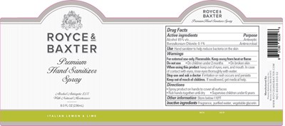 8oz Italian Lemon Lime Label (100620 New 8oz Bostonround Ll)