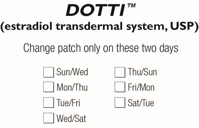 1 (Dotti Estradiol Transdermal System 7)