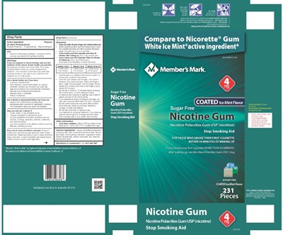 Nicotine Polacrilex Gum Usp 4 mg Ice Mint Flavor (Nicotine Gum Ice Mint 2)