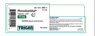 Phenobarbital Tablets, Usp 15 mg 100ct Bl (Phenobarbital 2)