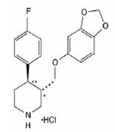 Chemical Structure For Paroxetine Hydrochloride (B1894876 1824 4f87 95ed D2a805683e15 01)