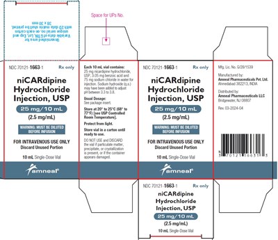 3 - nicardipine hydrochloride injection 25 mg per10 ml 3