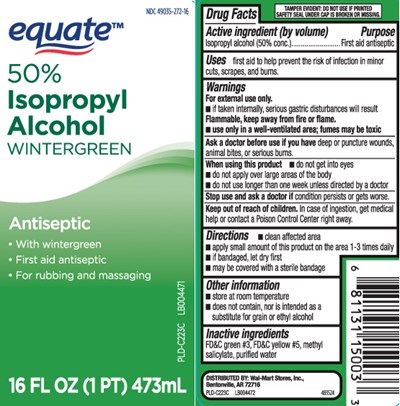 Isopropyl Alcohol (50% Conc.) (Isopropyl Alcohol 50 Percent Wintergreen Liquid 1)