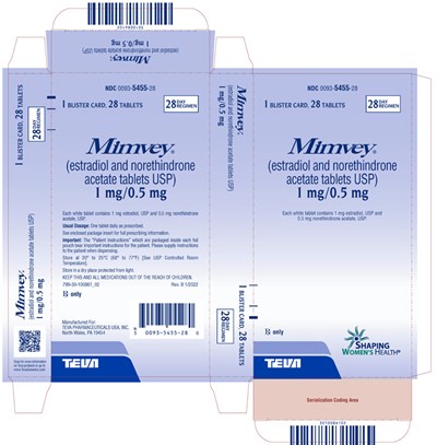 image-11.jpg Mimvey ® (estradiol and norethindrone acetate tablets USP) 1 mg/0.5 mg 5 x 28 Carton, Part 2 of 2 - image 11
