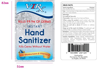 Image Of Container (Virxhandsanitizer8oz)