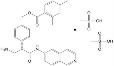 The Chemical Structure Of Netarsudil Mesylate (Image 01)