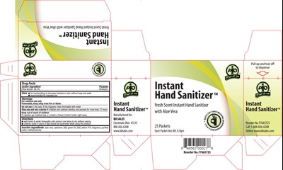 Instant Hand Sanitizer – Carton Label (Instant Hand St Pio 01)