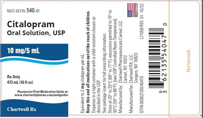 Image Description (Citalopram Oral Solution Label)