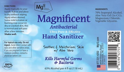 Magnificent Hand Sanitizer (Label)
