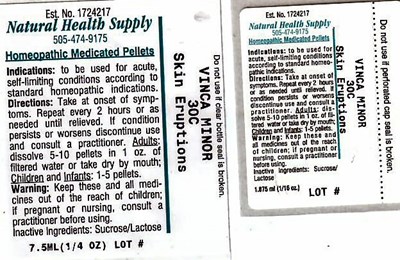 SKIN ERUPTIONS LABEL - NHS skin eruptions 12