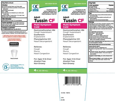Dextromethorphan Hbr 20 mg Guaifenesin 200 mg Phenylephrine HCl 10 mg (Tussin Cf Multi Symptom Cold Liquid 1)