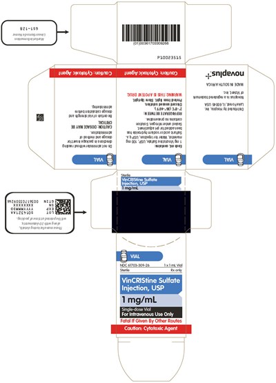 vincristine-04.jpg Principal Display Panel - 1 mL Vial Carton - vincristine 04