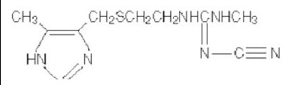 Structural Formula For Cimetidine (Image 1)