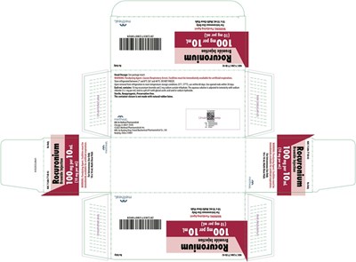 Principal Display Panel – Rocuronium Bromide Injection 100 mg Per 10 mL Carton (Rocuronium 100mg Carton)