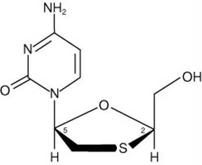 Image Description (Lamivudine Structure)