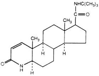 Chemical Structure - finasteride str