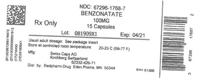 15 Count Label (67296 1768 7)