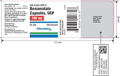 100 Capsules (Benzonatate 100mg)