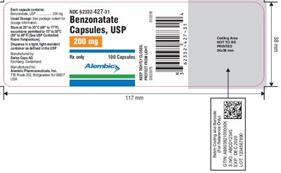 100 Capsules (Benzonatate 200mg)